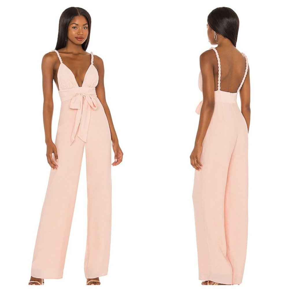 Lovers And Friends Logan Jumpsuit In Blush Size XXS